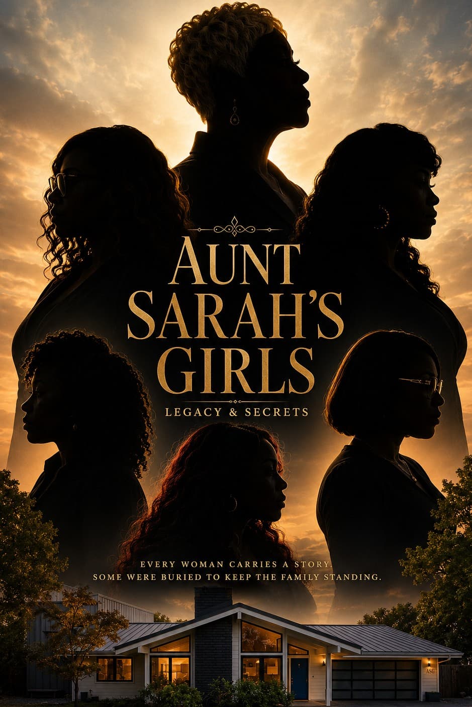Front cover of the novel Aunt Sarah’s Girls: Legacy & Secrets.
